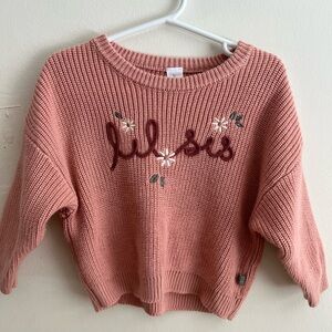 Modern Moments knit - Lil Sis 18M